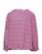 All Over Printed Flower Blouse Tom Tailor Patterned