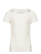 Cut Out Rib T-Shirt Tom Tailor White