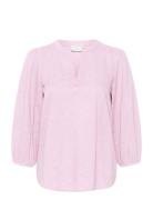 Kajollia Blouse Kaffe Pink