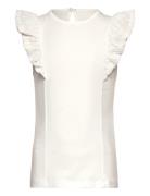 Top Ns Lace Creamie White