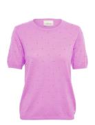 Crhanne Knit Pullover Cream Pink