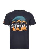 Great Outdoors Nr Graphic Tee Superdry Navy