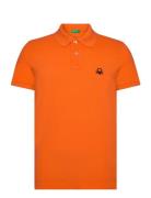 H/S Polo Shirt United Colors Of Benetton Orange