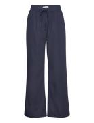 Brenda Solid Pants A-View Navy