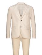 Bs Pollino Classic Fit Suit Set Bruun & Stengade Beige