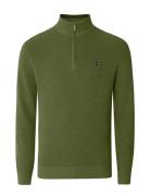 Clay Cotton Half-Zip Sweater Lexington Clothing Green