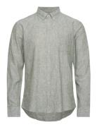 Cotton/Linen Shirt L/S Lindbergh Green