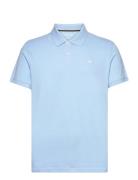 Basic Polo With Contrast Tom Tailor Blue