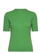 Objnoelle S/S Knit T-Shirt Noos Object Green