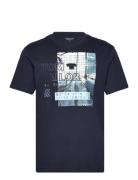 Photoprint T-Shirt Tom Tailor Blue