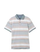 Striped Polo Tom Tailor Blue