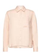 Linen 100% Shirt Mango Pink