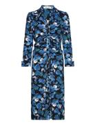 Dvf Sheska Midi Dress Diane Von Furstenberg Blue
