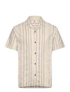 Akleon S/S Cotton Shirt Anerkjendt Cream