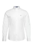 D1. Slim Oxford Stretch Shirt GANT White