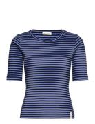 Esblossom Stripe 2/4 T-Shirt - Gots Esme Studios Navy