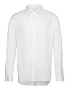 Os Poplin Dobby Stripe Shirt GANT White