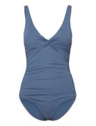 Panos Emporio Simi Solid Swimsuit Panos Emporio Blue