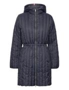 Feminine Lw Down Coat Tommy Hilfiger Navy