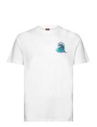 Screaming Wave T-Shirt Santa Cruz White