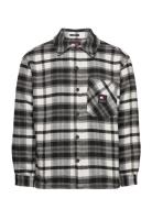 Tjm Fleece Lined Check Shirt Ext Tommy Jeans Black