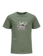 Jortampa Fastrunner1 Tee Ss Crewneck Jnr Jack & J S Khaki