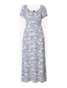 Abigail Dot Print Dress Lexington Clothing Blue