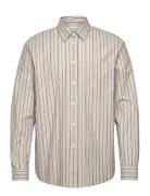 Aster Fun Pinstripe Shirt Wood Wood Grey