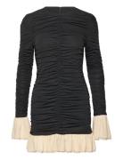 Mini Ruched Ls Dress ROTATE Birger Christensen Black