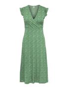 Onlmay S/L Wrap Midi Dress Box Jrs ONLY Green