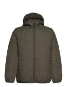 Puffer Jacket W?.Hood Lindbergh Green