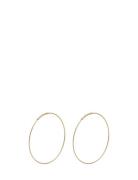 Raquel X-Large Recycled Hoop Earrings Pilgrim Gold