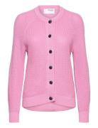 Slflola Ls Knit Cardigan Selected Femme Pink