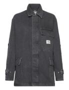 Black Denim Johnny Jacket Mads Nørgaard Black