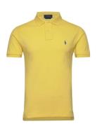 Slim Fit Mesh Polo Shirt Polo Ralph Lauren Yellow