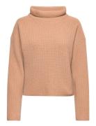 Rib-Knit Wool-Cashmere Mockneck Jumper Polo Ralph Lauren Beige