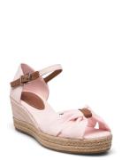 Basic Open Toe Mid Wedge Tommy Hilfiger Pink