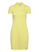 1985 Slim Pique Polo Dress Ss Tommy Hilfiger Yellow