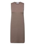 Extra Fine Wool Shift Dress Calvin Klein Beige