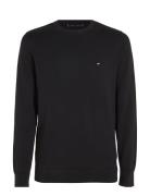 Classic Cotton Crew Neck Tommy Hilfiger Black