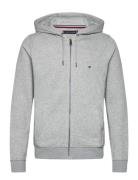 Im Na Flag Logo Zip Thru Hoody Tommy Hilfiger Grey