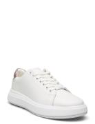 Cupsole Lace Up Leather Calvin Klein White