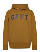 Gant Logo Sweat Hoodie GANT Brown