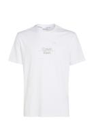 Optic Line Logo T-Shirt Calvin Klein White