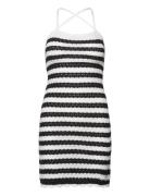 Tjw Crochet Stripe Dress Tommy Jeans Black