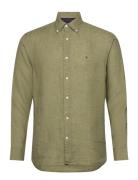 Pigment Dyed Li Solid Rf Shirt Tommy Hilfiger Green