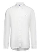 Pigment Dyed Li Solid Rf Shirt Tommy Hilfiger White