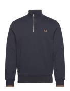 Half Zip Sweatshirt Fred Perry Navy