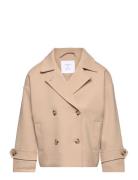 Jacket Trenchcoat Cropped Lindex Beige