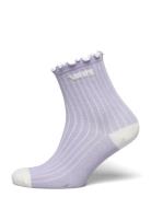 Ruffle Crew Sock VANS Purple